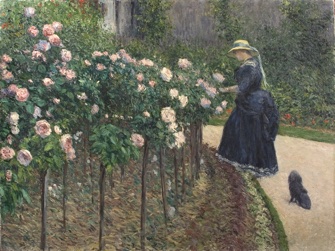 “Les Roses, Jardin du Petit Gennevilliers” (1886). © Paris, Comité Caillebotte.