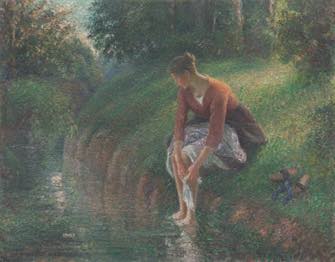 ParisUpdate-MuseeduLuxembourg-Pissarro-Bain de pieds 1895