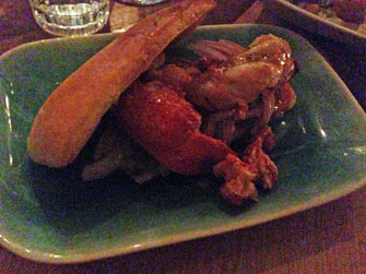 Paris Update Fish Club restaurant lobster sandwich