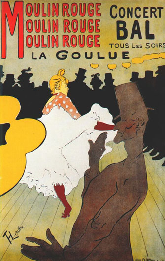 Paris Update Lautrec La Goulue Poster