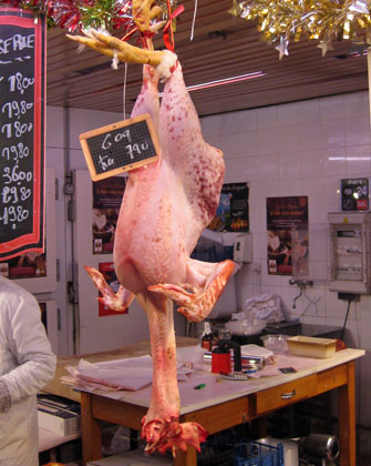 Paris Update Chicken-Hanging
