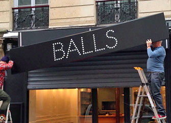 Paris Update Ridiculous Shop Signs Balls