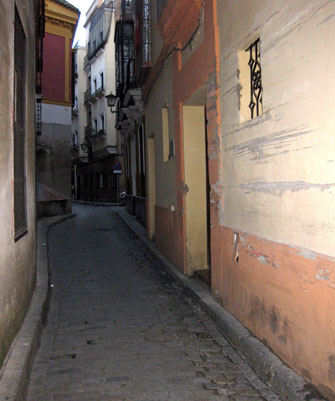 Paris Update Seville 18-Narrow-street-w-scratch-marks
