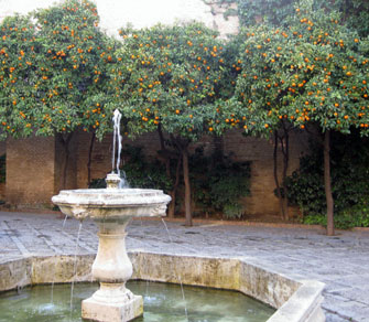 Paris Update Seville 2-Oranges-and-fountain
