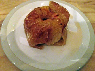 Paris Update Balls Restaurant baked apple