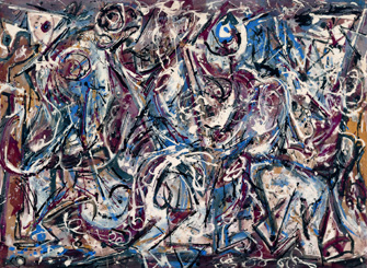 monet and abstraction, Musée Marmottan Monet, paris. Jackson Pollock, Untitled, 1946