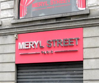 Paris shop sign