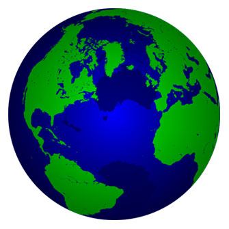Paris Update green Globe