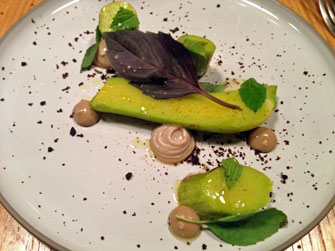 Paris Update Deserteurs restaurant zucchini
