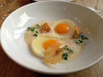 Paris Update A la Marguerite eggs foie gras