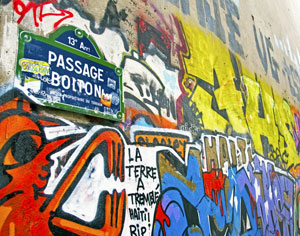 Paris Update Graffiti Street