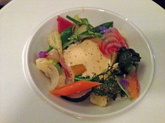 Paris Update Blue Valentine restaurant vegetables