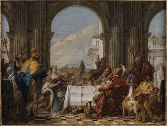 ParisUpdate-Serenissima-MuseeCognacqJay13-Giambattista Tiepolo Le banquet de Cleopatre