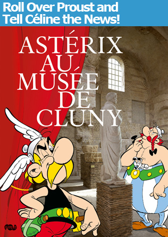 asterix at the musee de cluny, paris