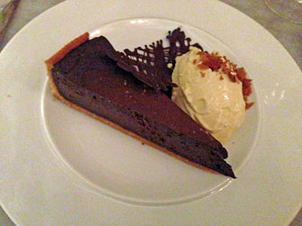 Paris Update Cuistance restaurant chocolate-tart