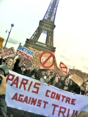 ParisUpdate-Anti-Trump demo2 