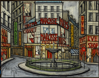 ParisUpdate-BernardBuffet-B.Buffet, La Place Pigalle, 1989