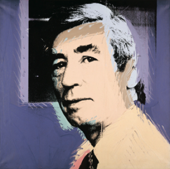 ParisUpdate-Herge-GrandPalais-Warhol-portrait dHergé-1977