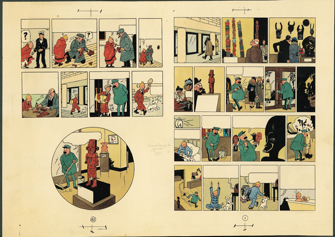 ParisUpdate-Herge-GrandPalais-loreille cassée - Hergé - 1956
