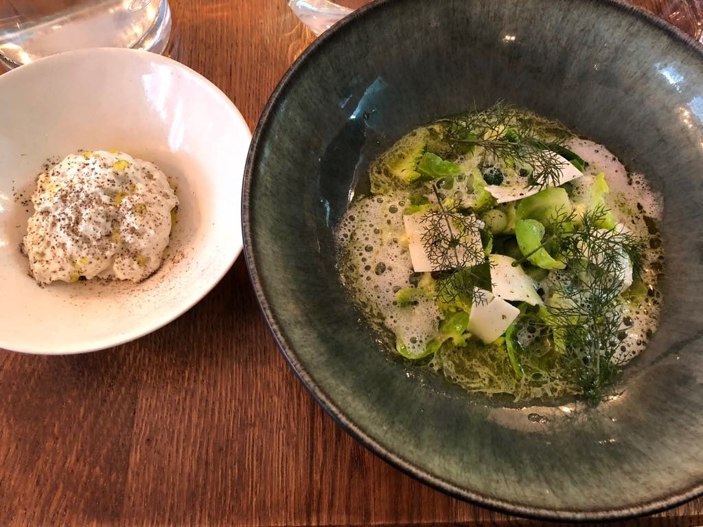 Brute restaurant, Paris, romanesco broccoli