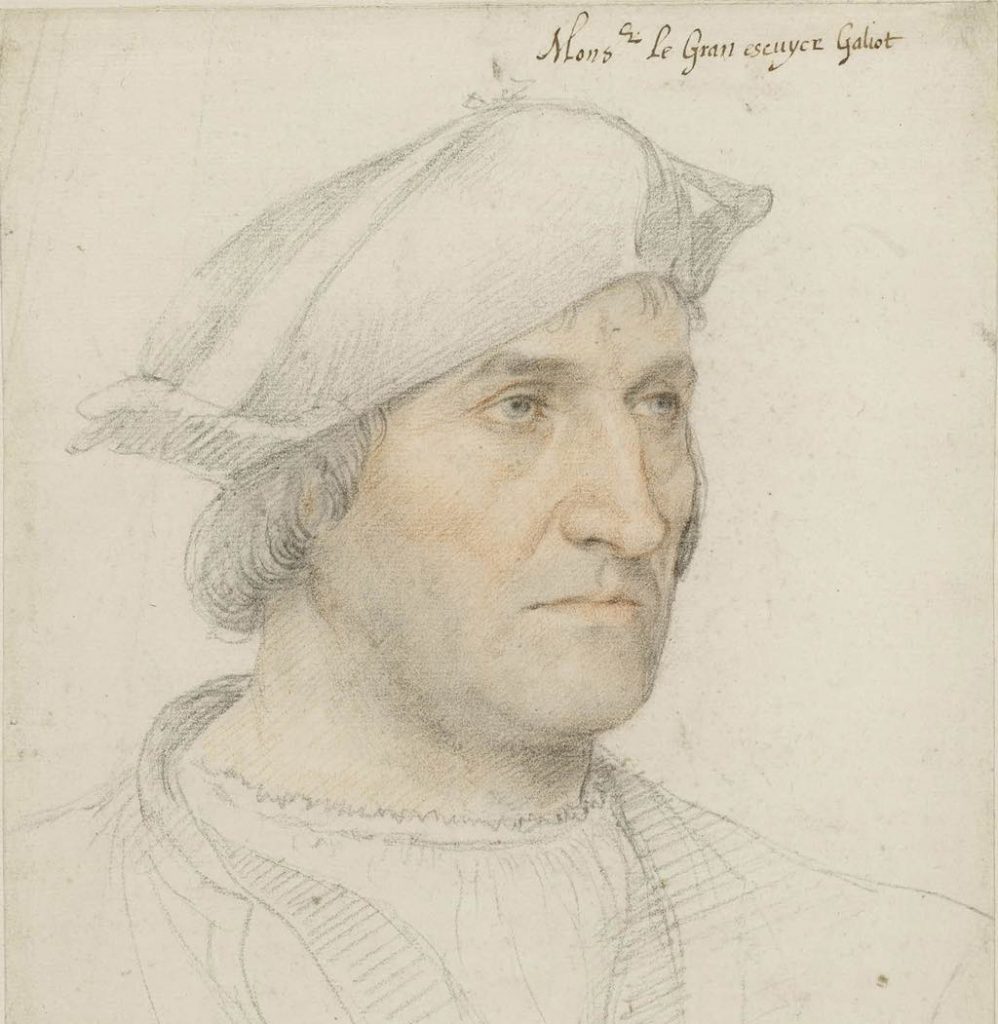 Portrait of Jacques Ricard by Jean Clouet. 