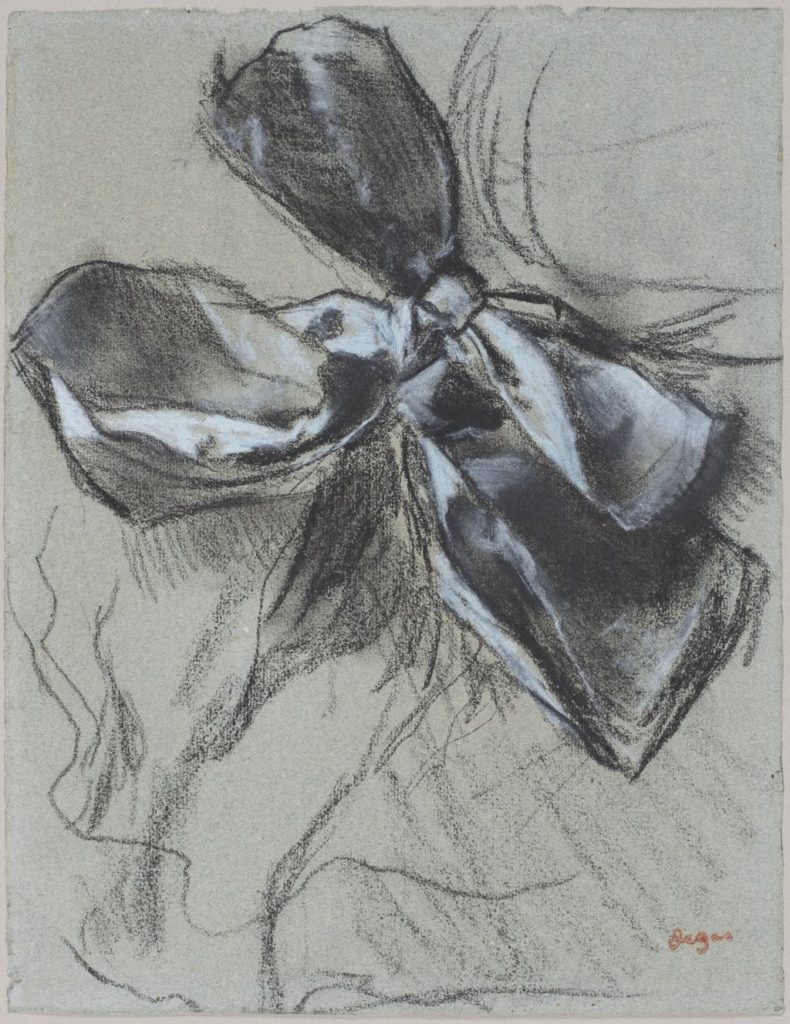Drawing of a bow (1887) by Edgar Degas, Musée d’Orsay