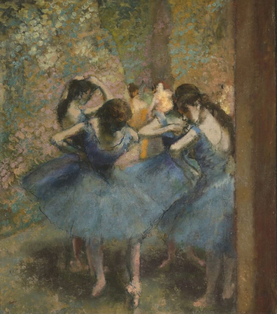 "Blue Dancers" (1887) by Edgar Degas, Musée d’Orsay