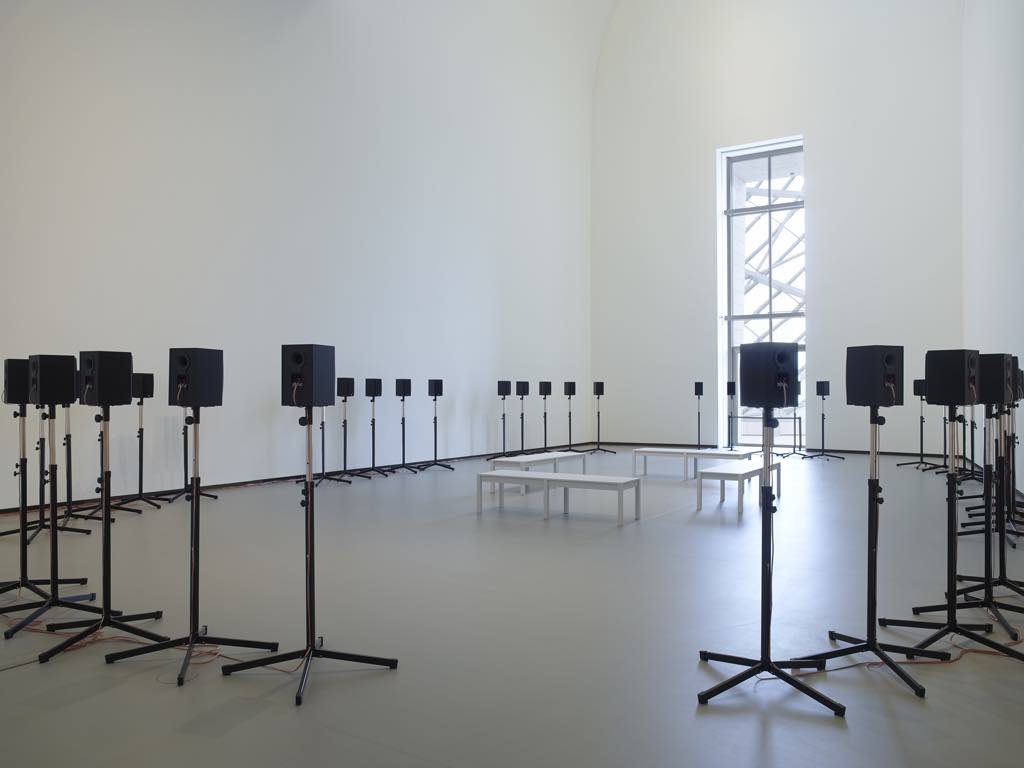 "The Forty-Part Motet," Janet Cardiff, Being Modern: MoMA in Paris, Fondation Louis Vuitton