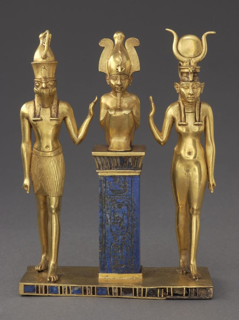 Pendant of King Osorkon II, the family of the god Osiris (874-850 B.C.E.) © Musée du Louvre, dist. RMN-GP/Christian Décamps