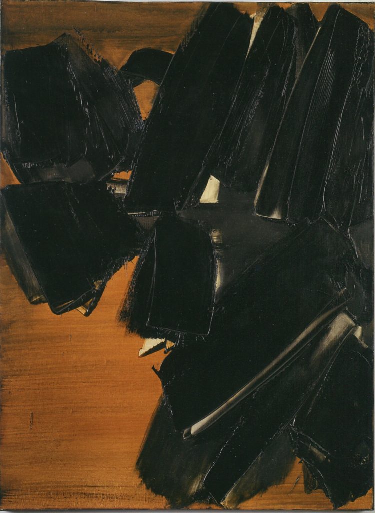 Soulages, Fondation Gianadda, "Peinture 81 x 60 cm, 21 Mars 1961" © DR © 2018, ProLitteris, Zurich