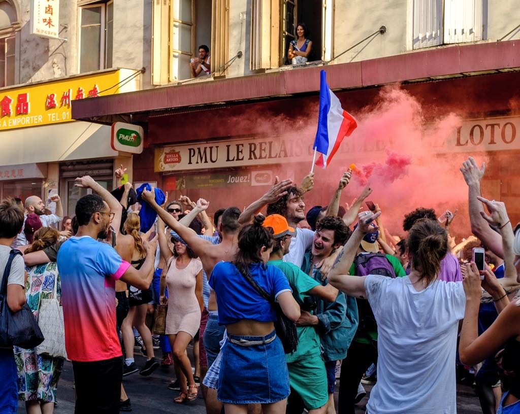 France wins World Cup, World Cup celebrations France