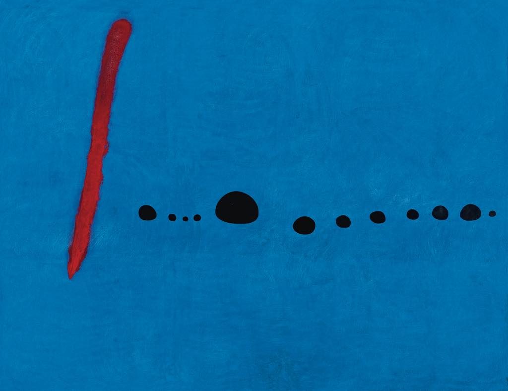 "Bleu II" (1961) Miró