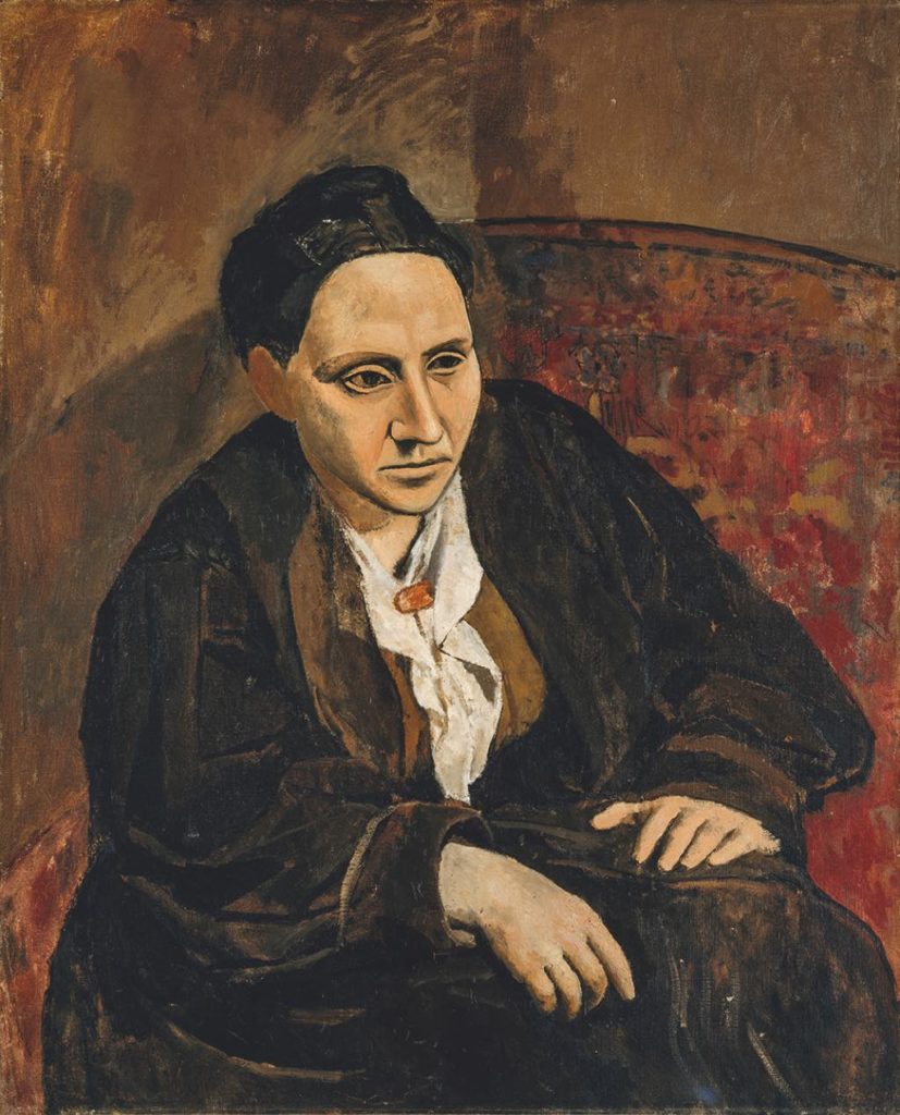 Portrait de Gertrude Stein (1905-06), by Pablo Picasso