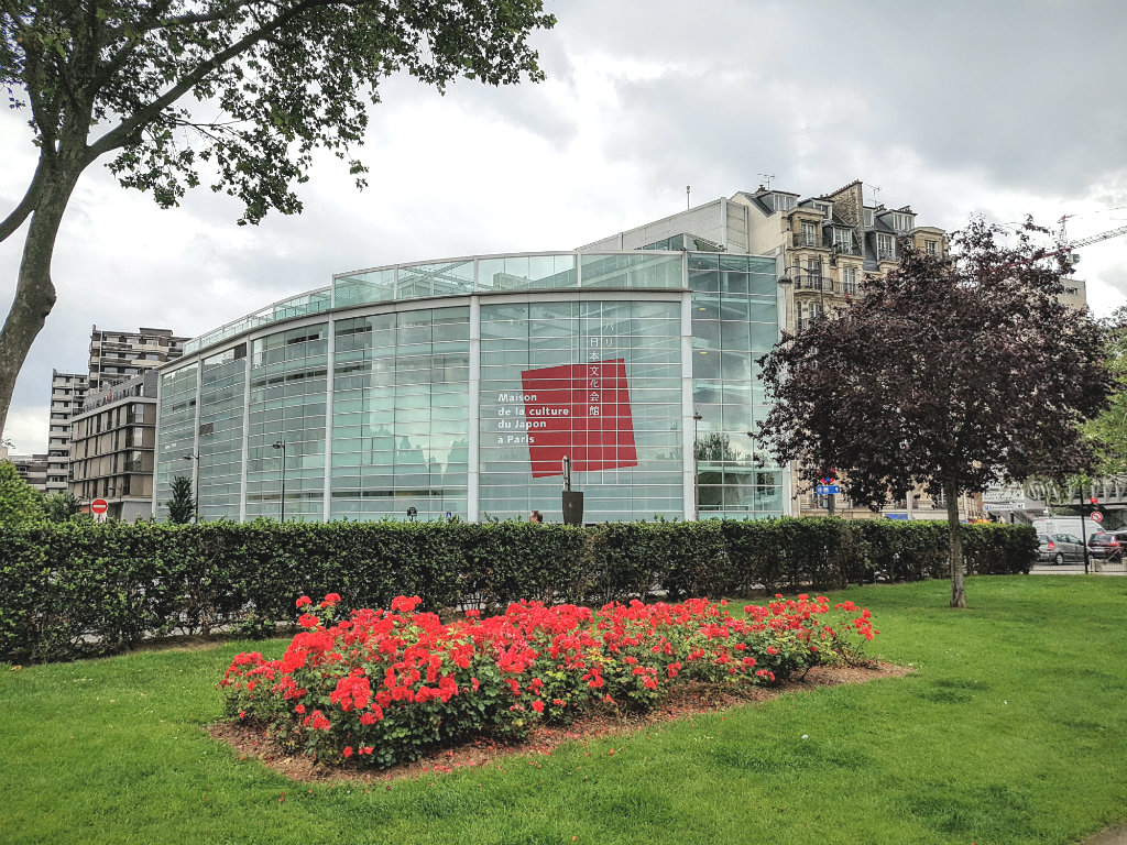 The impressive exterior of the Maison de la Culture du Japon.