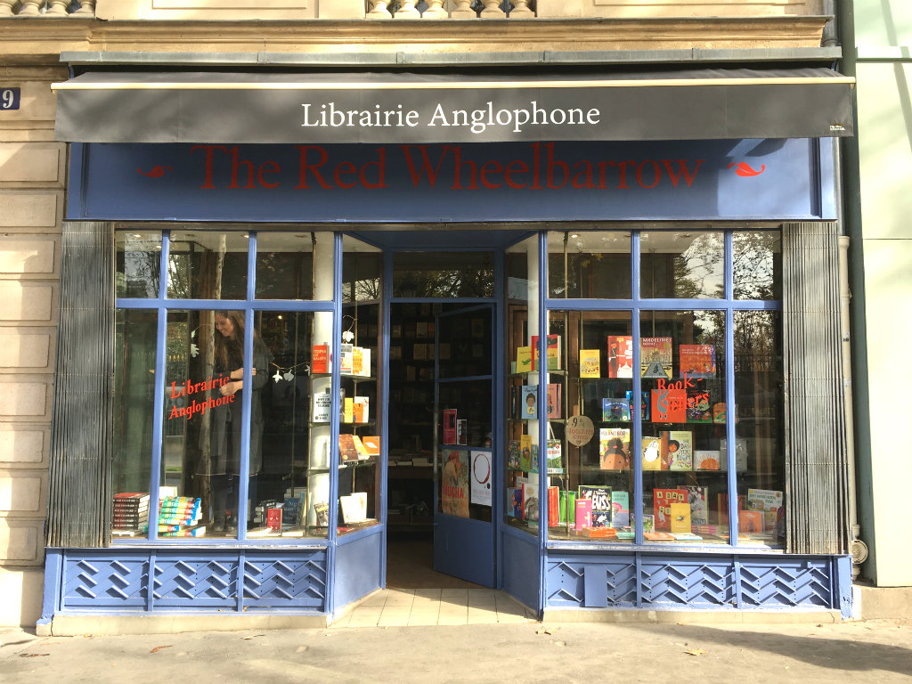 Red Wheelbarrow bookshop Paris