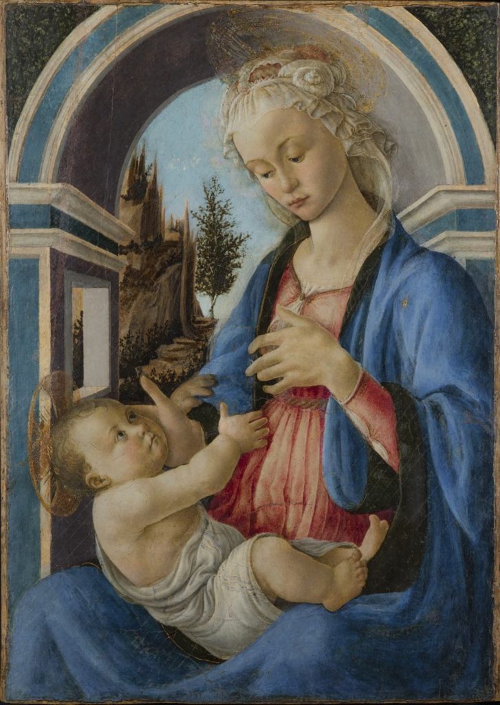 "Virgin and Child" (c. 1467-70), by Sandro Botticelli. © RMN Grand Palais (Musée du Louvre).
