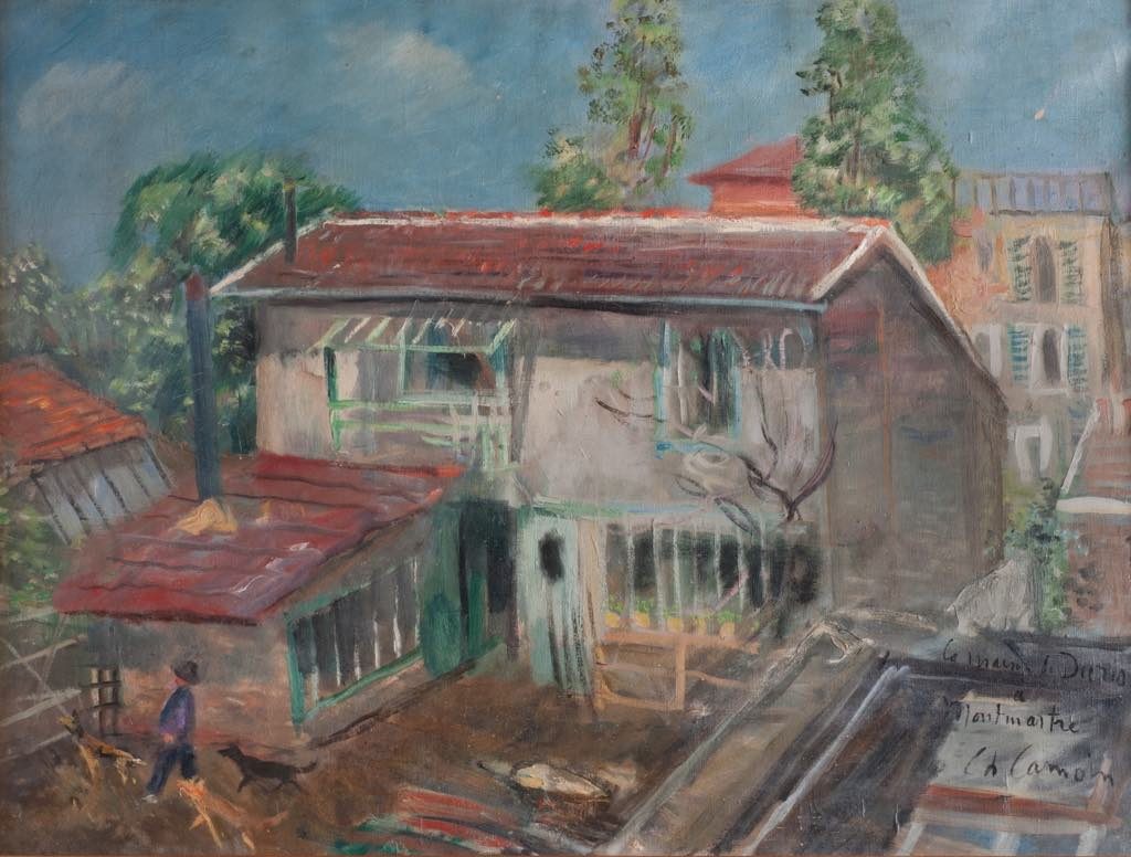 "Paco Durrio’s House in Montmartre" (1927), by Charles Camoin. Musée de Montmartre, collection Le Vieux Montmartre.