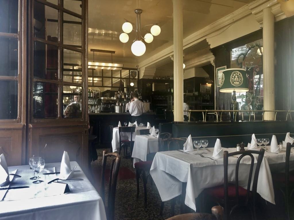 Aux Crus de Bourgogne restaurant, in Paris’s second arrondissement.