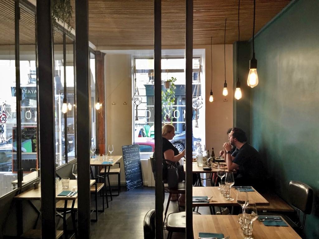 The restaurant Mokko, in Paris’s 18th arrondissement.
