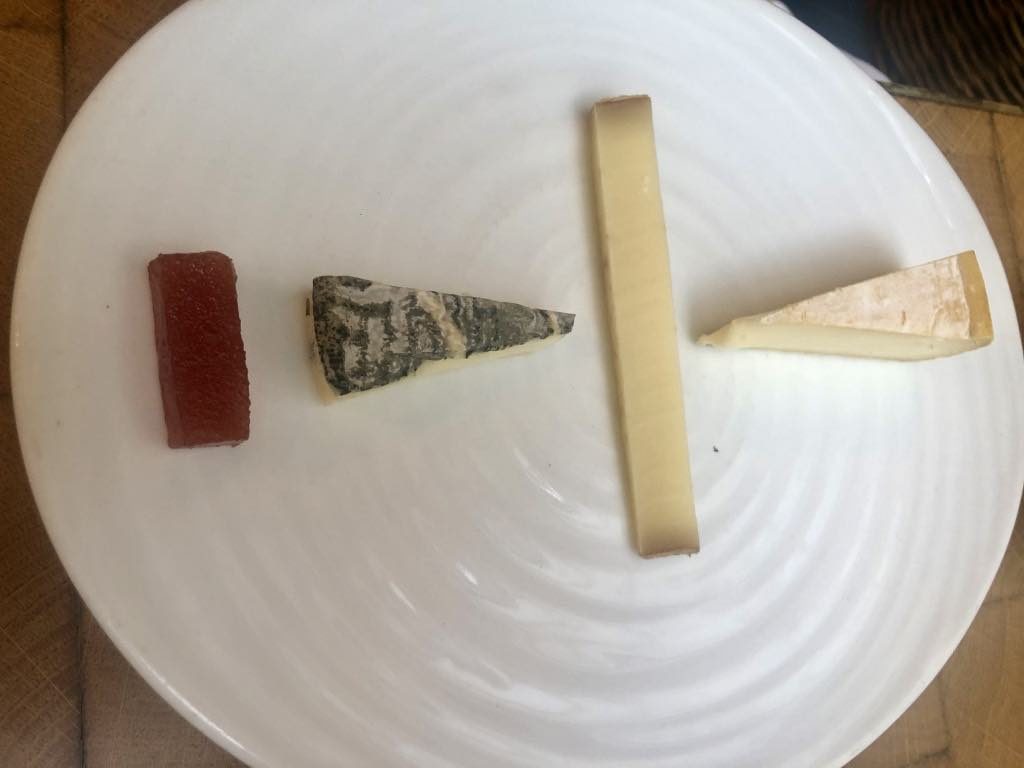 The cheese course.