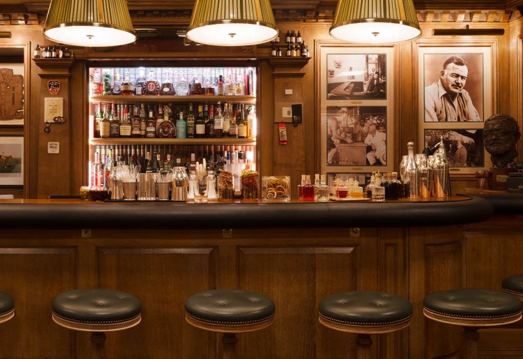The Hemingway Bar at the Paris Ritz.