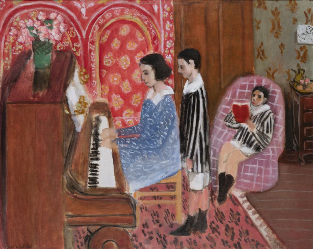 "The Piano Lesson" (1923), by Henri Matisse. © Rodolphe-Haller Genève © Succession H. Matisse