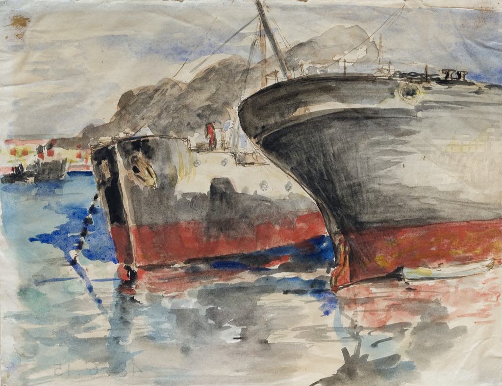"Freighters in the Port of Sète," by Paul Valéry.