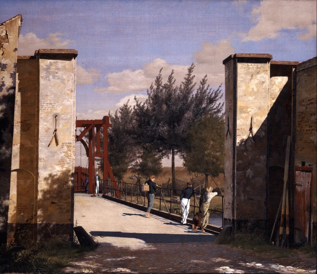 "Outside the North Gate of the Citadel" (1834), by Christen Købke.