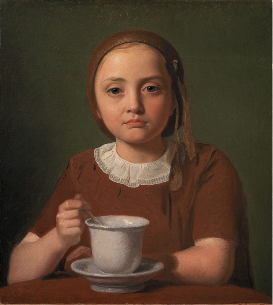 "A Girl, Elise Købke, with a Cup" (1850), by Constantin Hansen. © SMK Photo/Jakob Skou-Hansen
