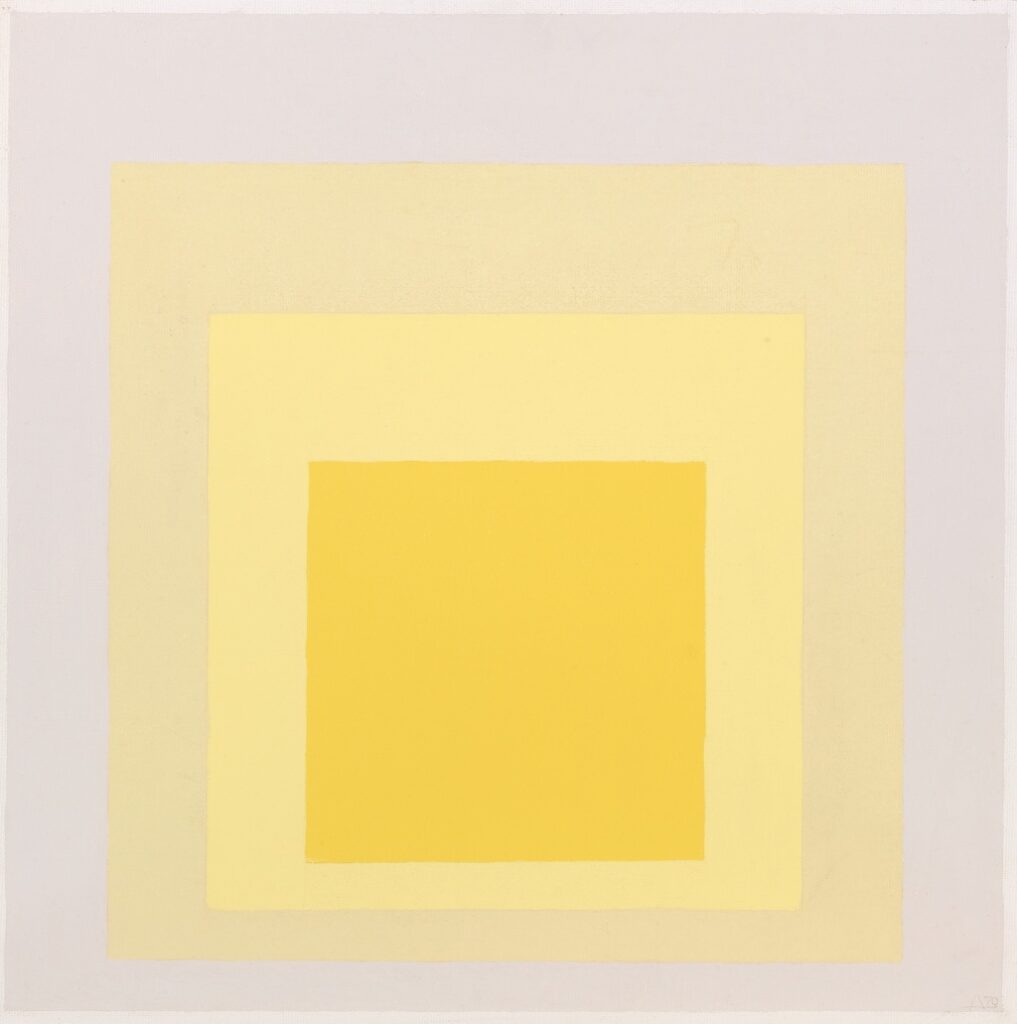 "Study for Homage to the Square: Yes-Also" (1970), by Josef Albers. © 2021 The Josef and Anni Albers Foundation/Artists Rights Society (ARS), NewYork/ADAGP, Paris, 2021