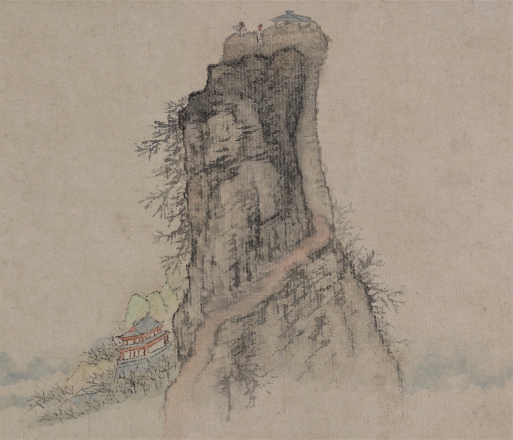 "Landscapes Illustrating Poems by Huang Yanlü" (no. 18, 1701-1702), by Shitao (born Zhu Ruoji). © Hong Kong Museum of Art