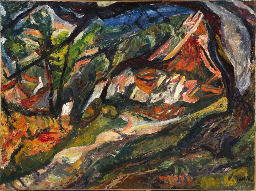 "Landscape with House and Tree" (1920-21), by Chaïm Soutine. The Barnes Foundation, Philadelphia, PA