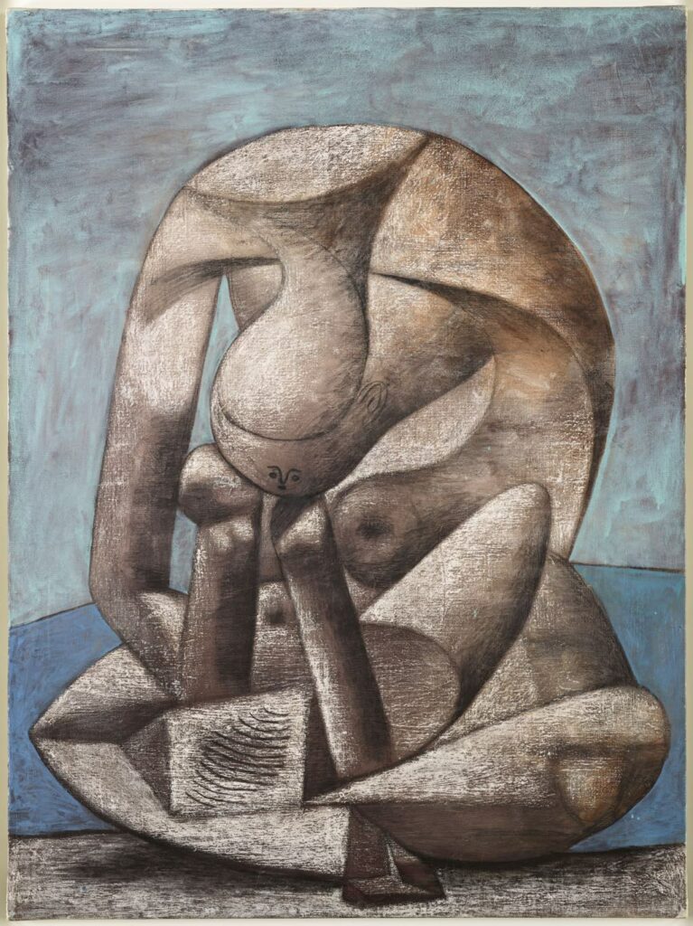 Grande Baigneuse au Livre" (1937), by Pablo Picasso, Musée National Picasso-Paris, Photo © RMN-Grand Palais, Mathieu Rabeau. © Succession Picasso 2021