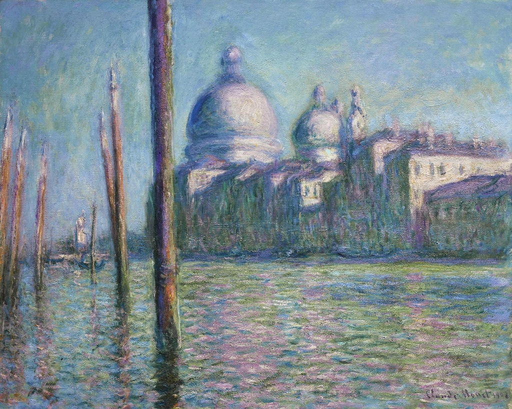 "Le Grand Canal" (1908), by Claude Monet. © Collection David et Ezra Nahmad